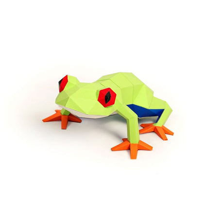 Frog 3D Paper Model, Lamp