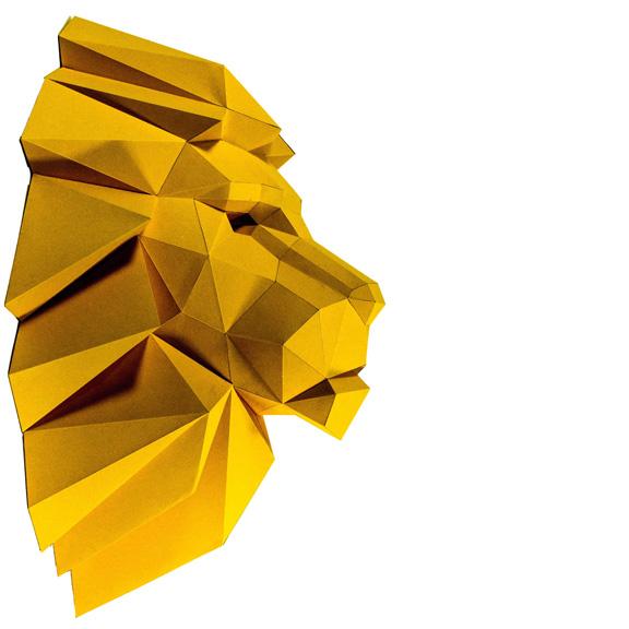 Lion Head Wall Art Decor Secondary image