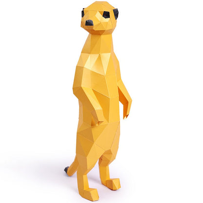 Meerkats 3D Paper Model