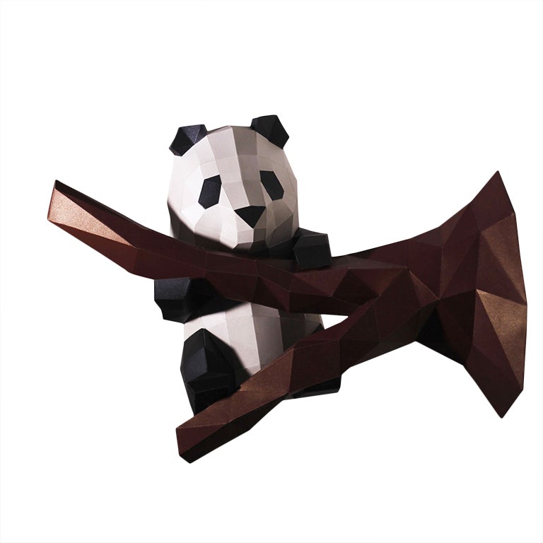 Panda Model Paper Wall Art Secondary image