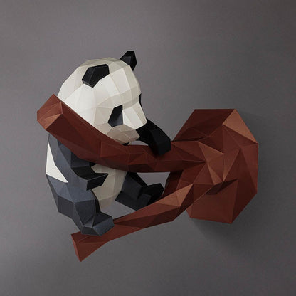 Panda Model Paper Wall Art