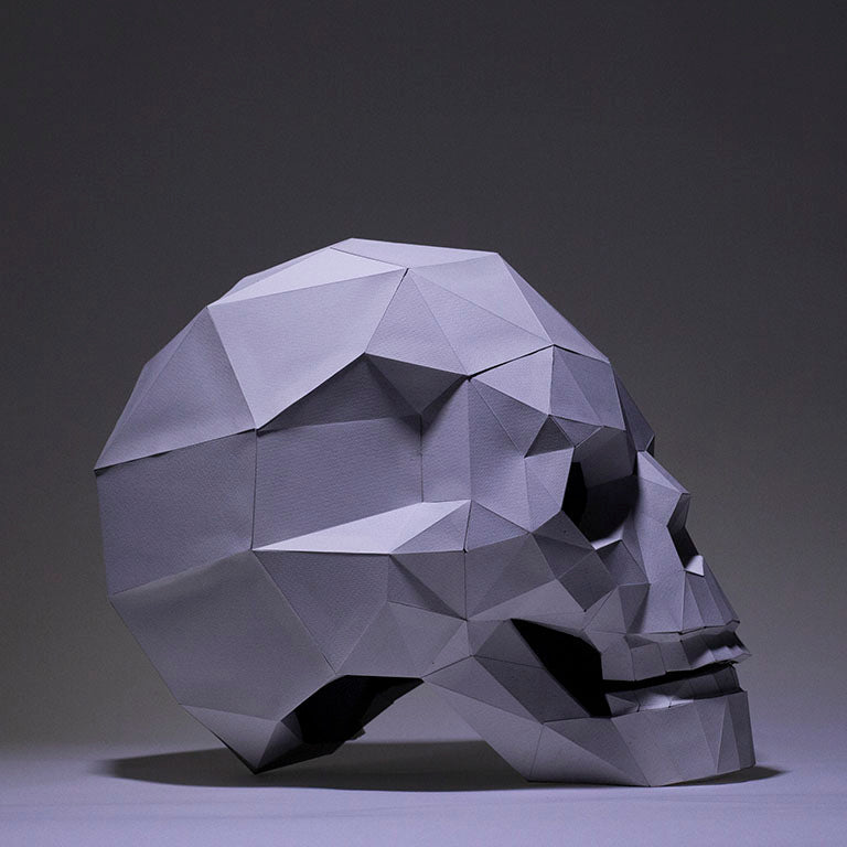 Low Poly Skull Paper Craft Secondary image