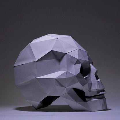 Low Poly Skull Paper Craft