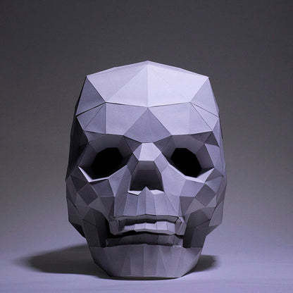 Low Poly Skull Paper Craft