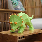 Triceratops 3D Paper Model, Lamp