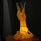 Yoga Cat 3D Paper Model, Lamp