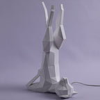 Yoga Cat 3D Paper Model, Lamp