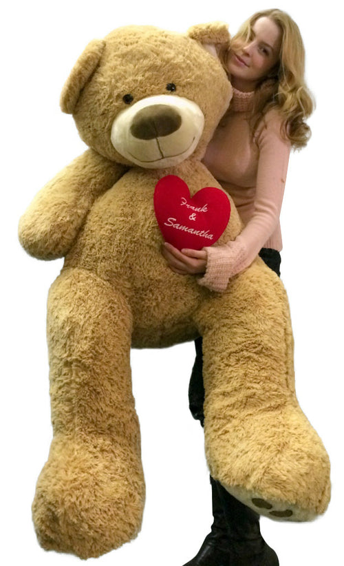 Big Plush 6 Foot Giant Sock Monkey Soft Huge Stuffed Animal Made in