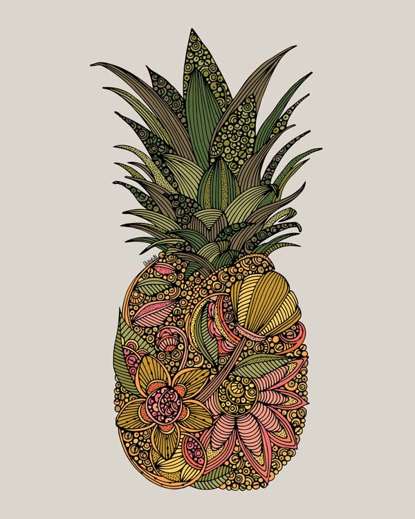 The pineapple flower