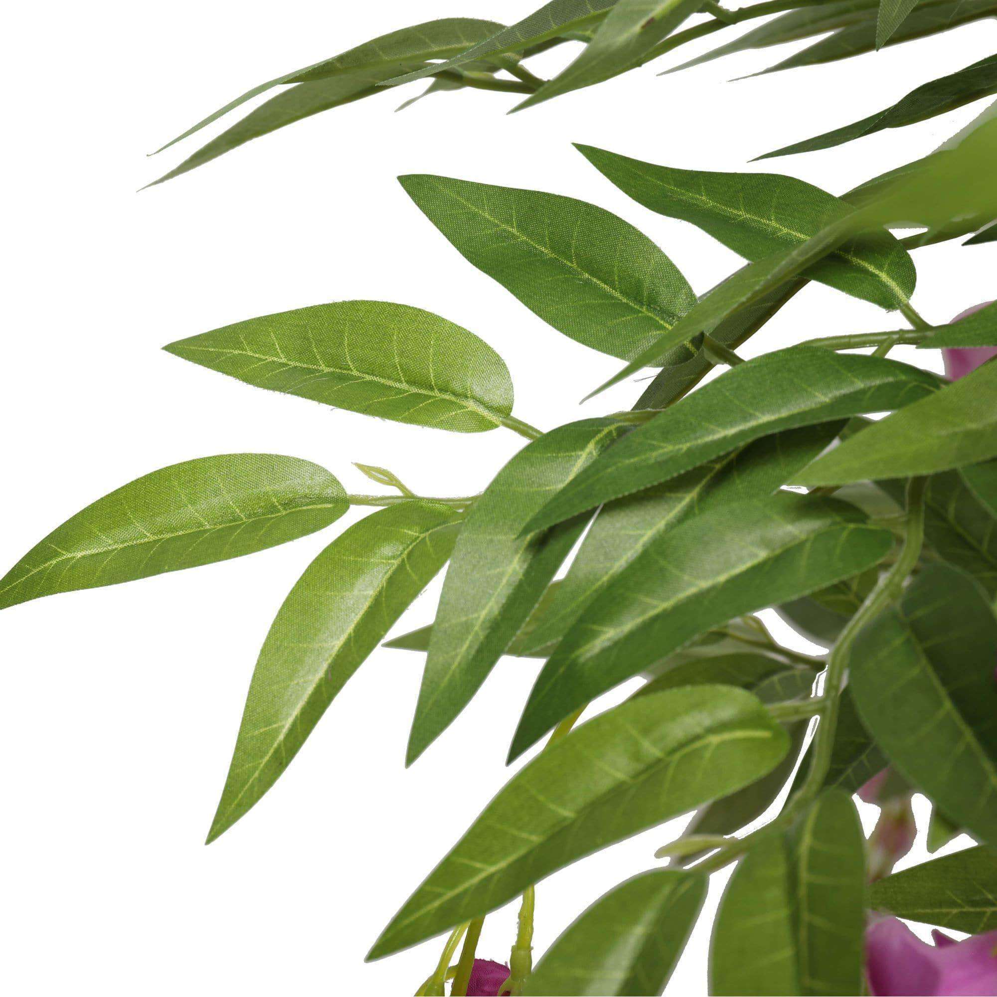 Pink Flowering Artificial Wisteria 180cm Secondary image