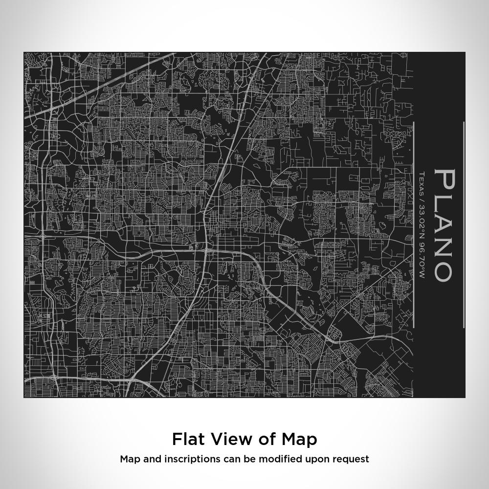 Plano - Texas Map Bottle with Bamboo Top in Matte Black Secondary image