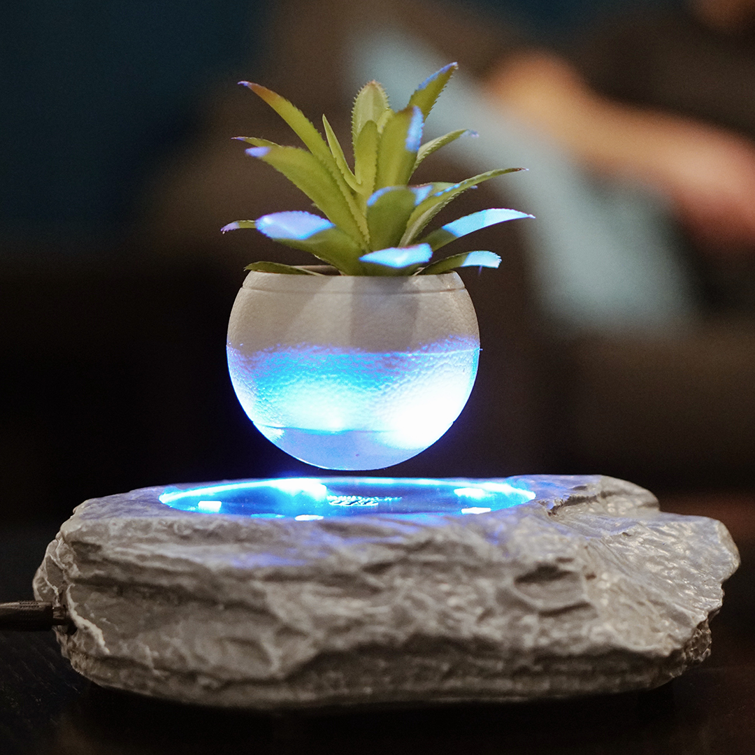 Levitating Rock Plant Pot Main image