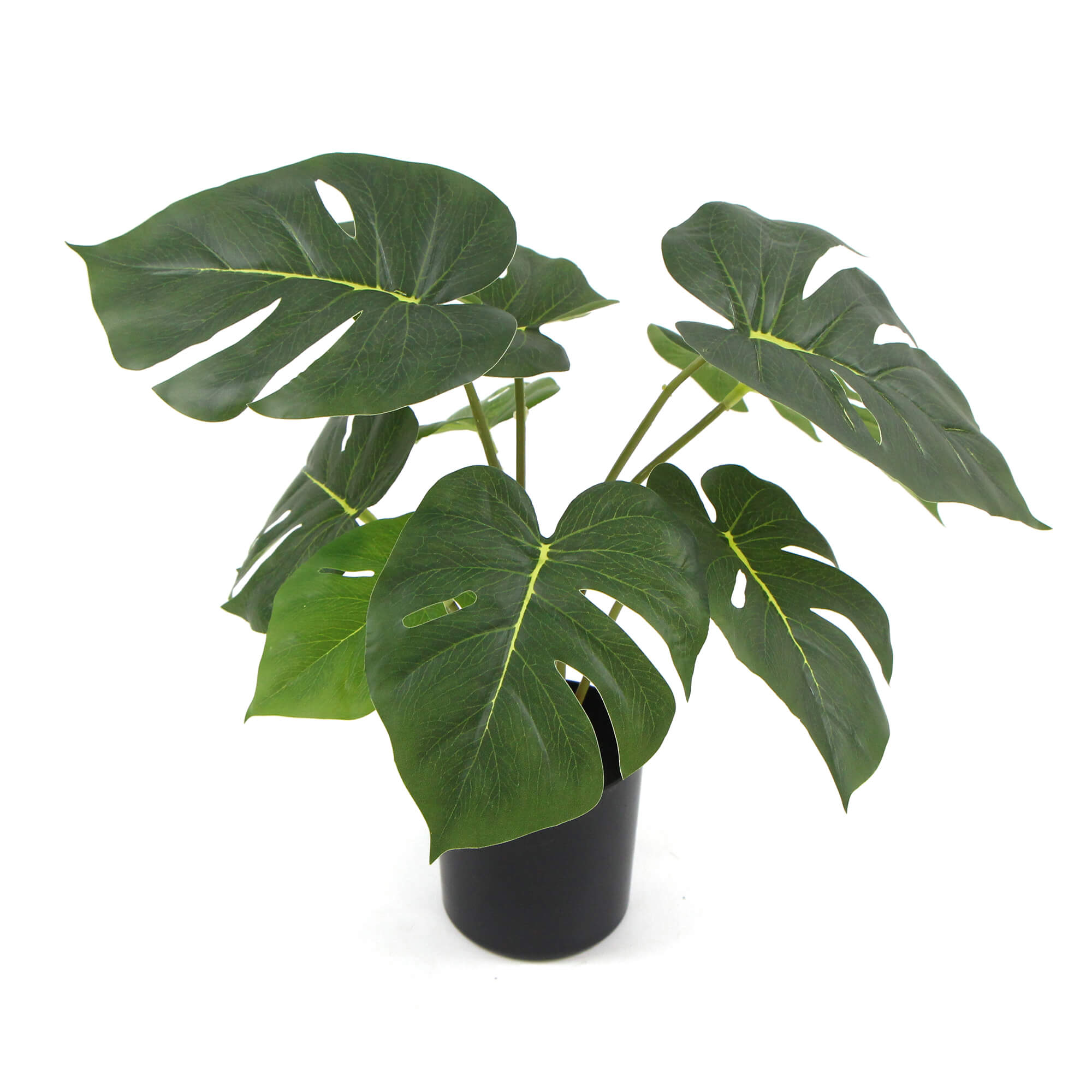 Potted Artificial Split Philodendron Plant With Real Touch Leaves 40cm Secondary image