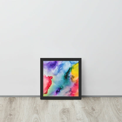 Abstract Framed photo paper poster