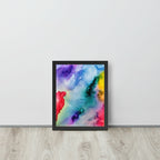Abstract Framed photo paper poster