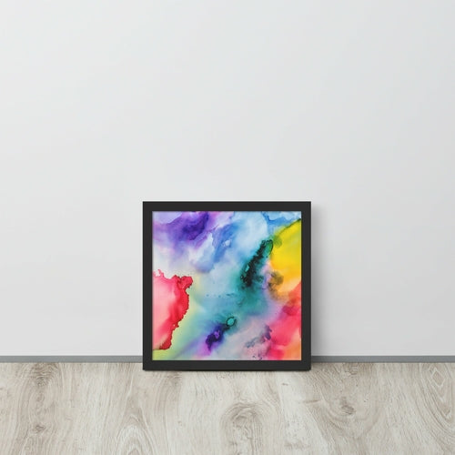 Abstract Framed photo paper poster