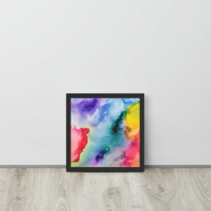 Abstract Framed photo paper poster