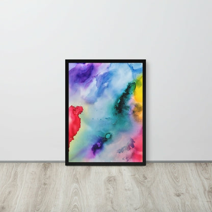 Abstract Framed photo paper poster