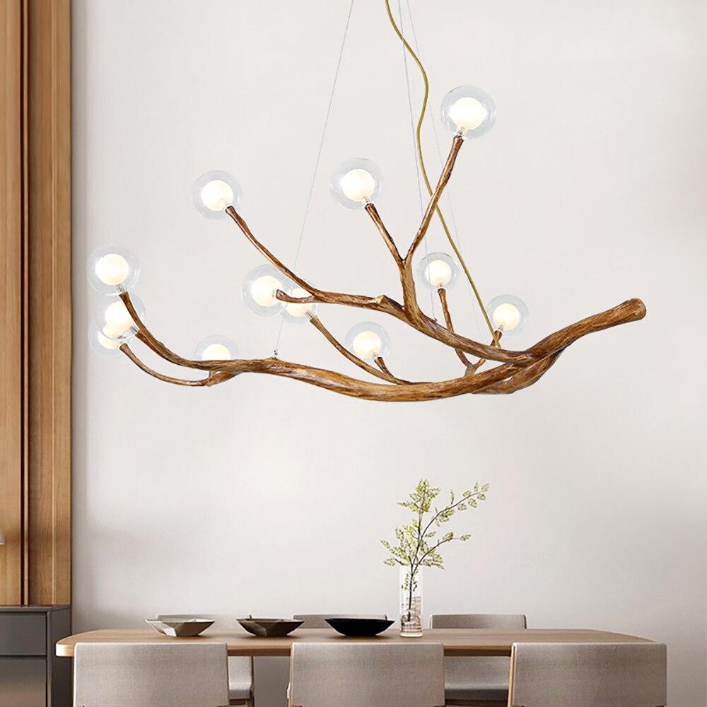 Nordic LED Branch Chandelier Lights Living room Lamps Modern Molecular