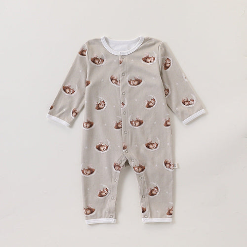 Autumn and Spring New Arrival Baby Unisex Simple Animals Cartoon