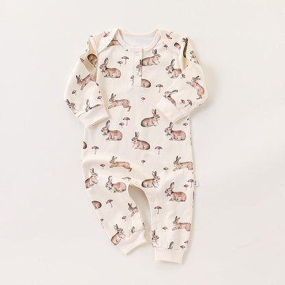 Autumn and Spring New Arrival Baby Unisex Simple Animals Cartoon