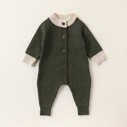 Autumn and Spring New Arrival Baby Thickened Warm Knitted Long Sleeves