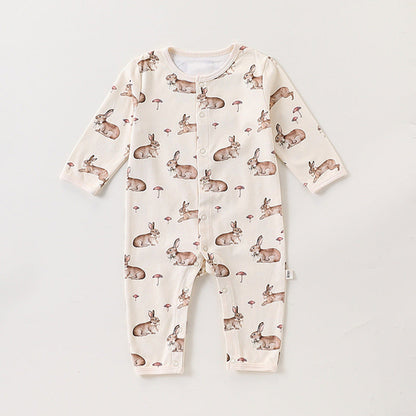 Autumn and Spring New Arrival Baby Unisex Simple Animals Cartoon