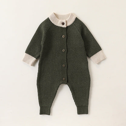Autumn and Spring New Arrival Baby Thickened Warm Knitted Long Sleeves