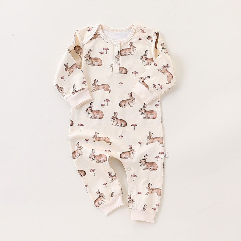 Autumn and Spring New Arrival Baby Unisex Simple Animals Cartoon