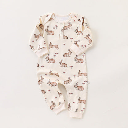 Autumn and Spring New Arrival Baby Unisex Simple Animals Cartoon