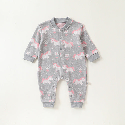 Autumn and Spring New Arrival Baby Girls Simple Animals Cartoon