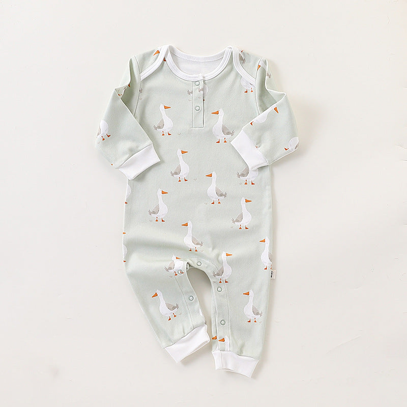 Autumn and Spring New Arrival Baby Unisex Simple Animals Cartoon