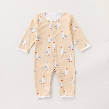 Autumn and Spring New Arrival Baby Unisex Simple Animals Cartoon