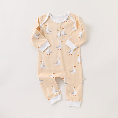 Autumn and Spring New Arrival Baby Unisex Simple Animals Cartoon