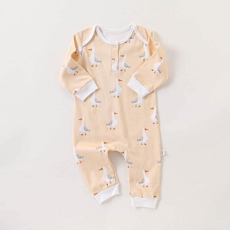 Autumn and Spring New Arrival Baby Unisex Simple Animals Cartoon