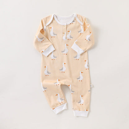 Autumn and Spring New Arrival Baby Unisex Simple Animals Cartoon