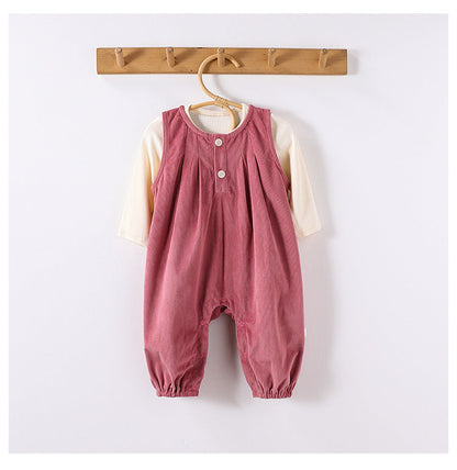 Autumn Baby Kids Girls Cute Rabbit’s Ears Design Crew Neck Top and