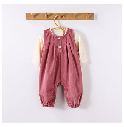 Autumn Baby Kids Girls Cute Rabbit’s Ears Design Crew Neck Top and