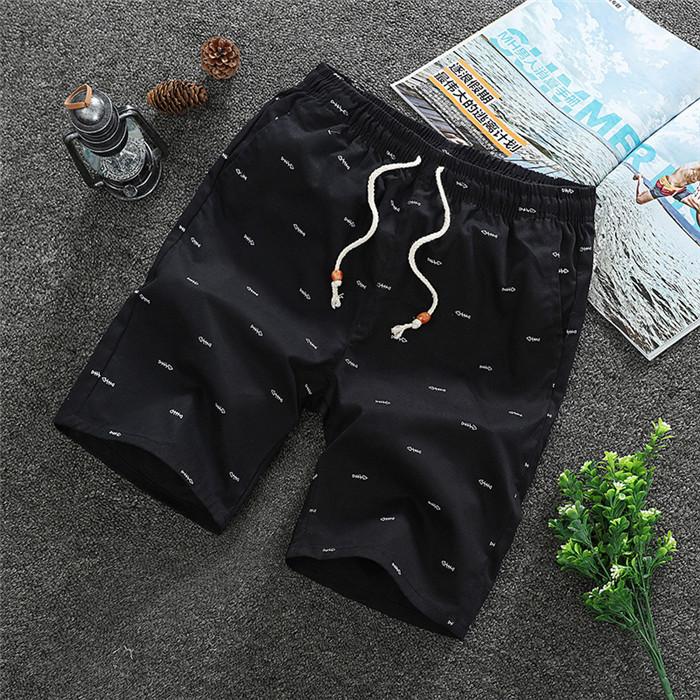 2020 Men's Shorts Casual Simple Short Pants Knee Length Teen Fashion