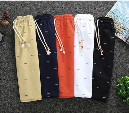 2020 Men's Shorts Casual Simple Short Pants Knee Length Teen Fashion