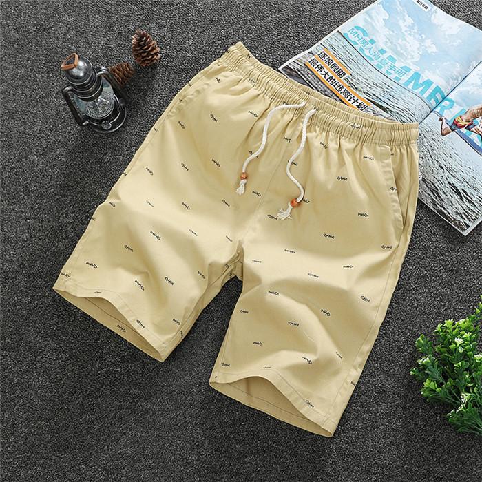 2020 Men's Shorts Casual Simple Short Pants Knee Length Teen Fashion