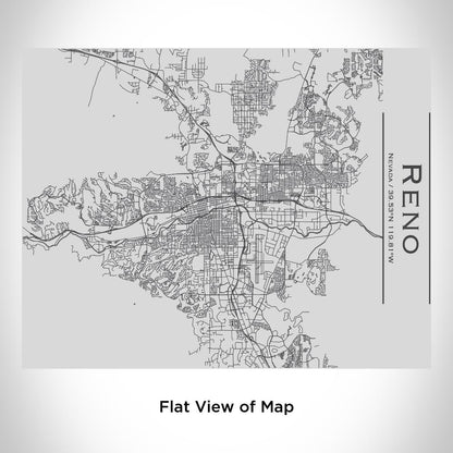 Reno - Nevada Map Bottle with Bamboo Top