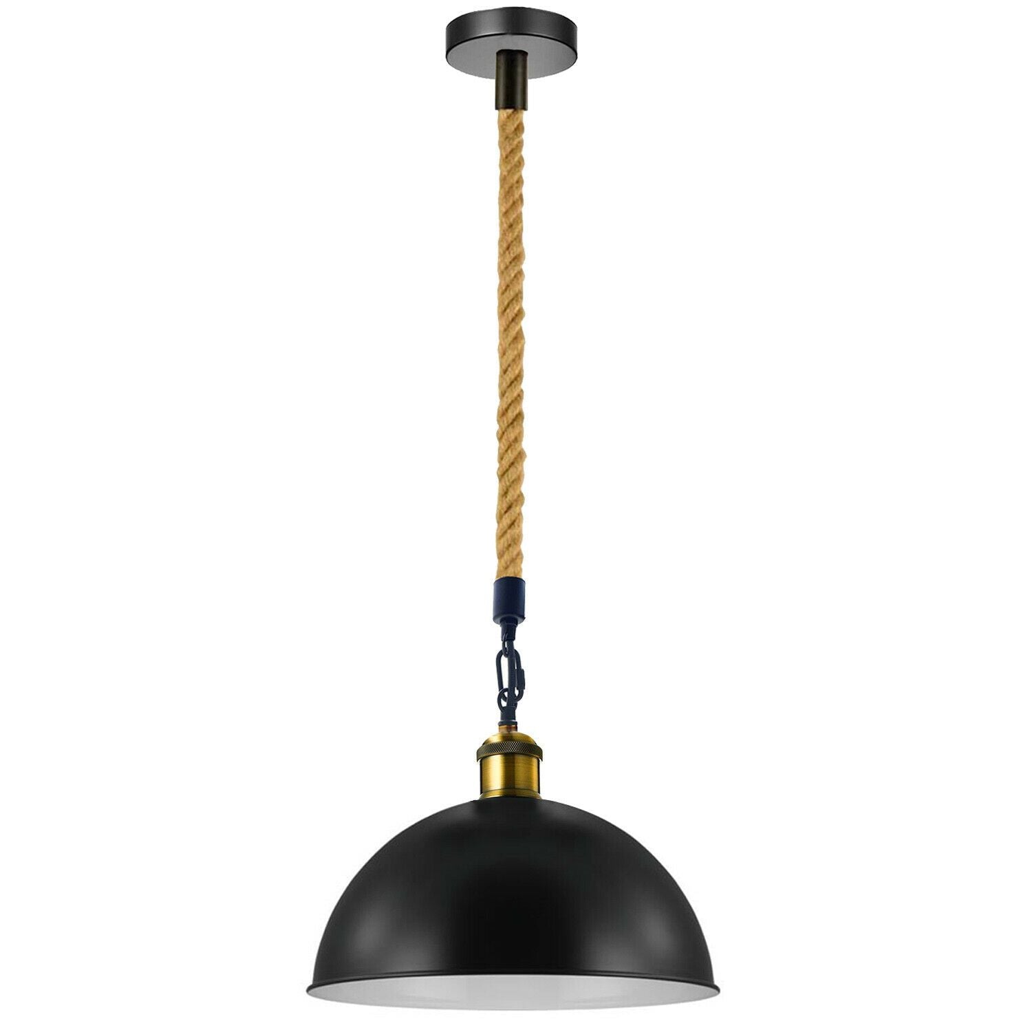 Dome Hemp Rope Pendant Ceiling Light~1656 Main image