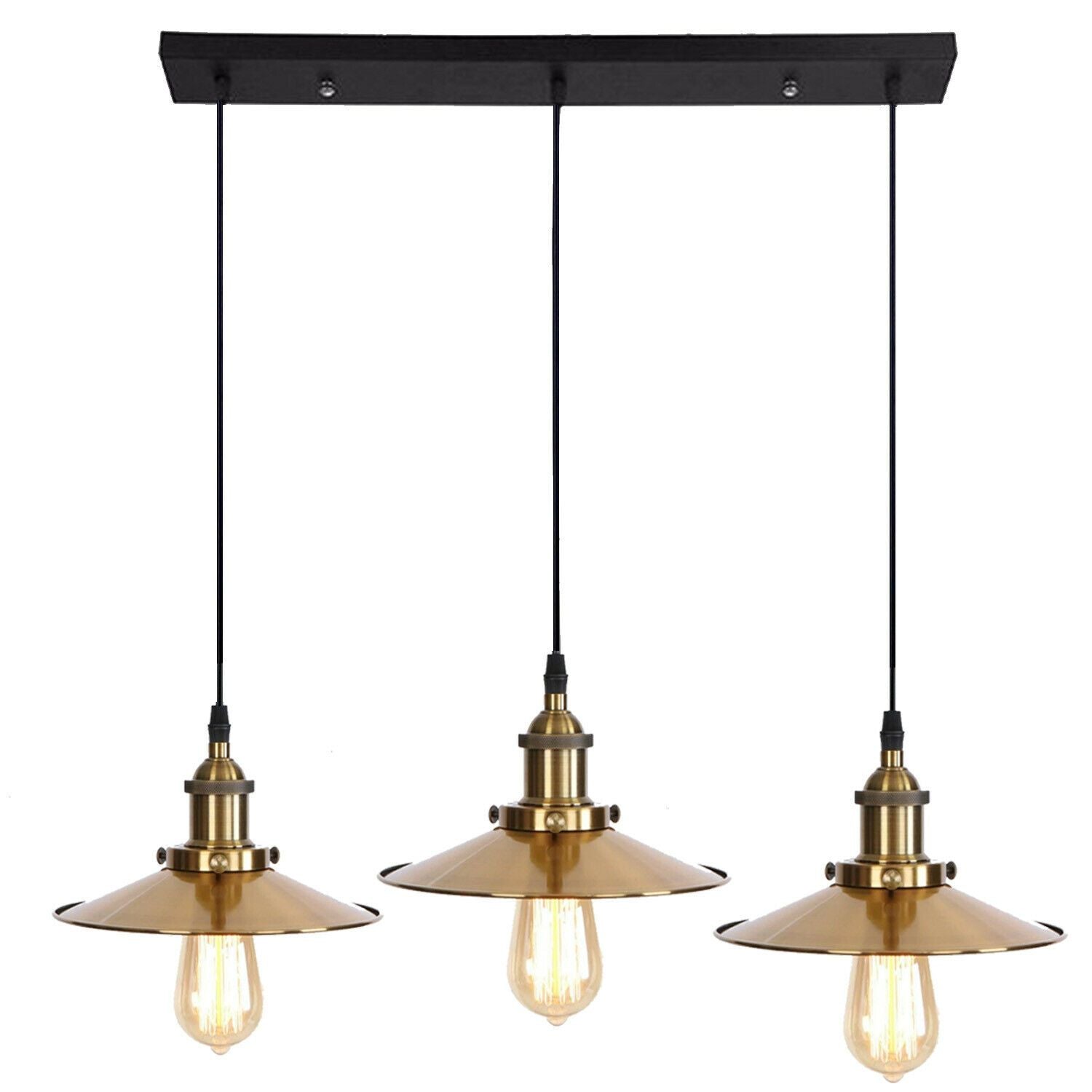 3 Way Modern Ceiling Pendant Cluster Light Fitting Industrial Pendant Main image