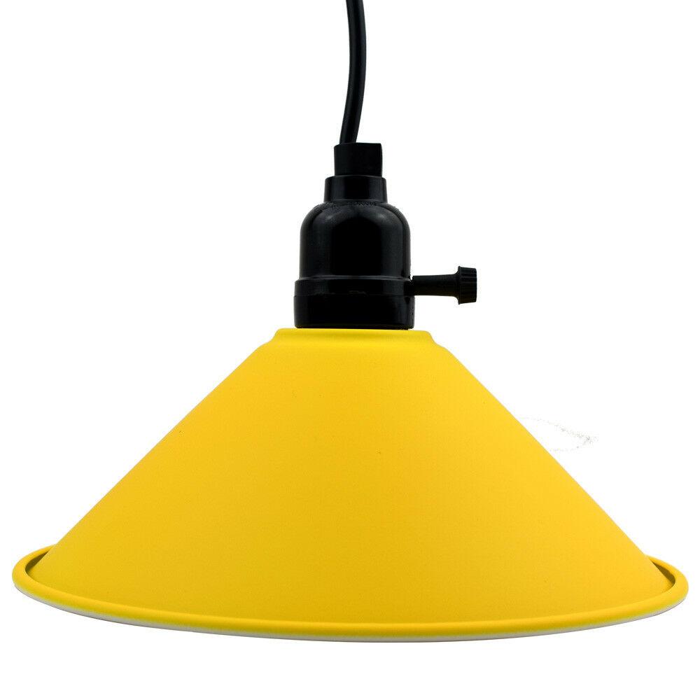 Modern Ceiling Yellow Pendant Light Lamp Shade Chandelier~3175