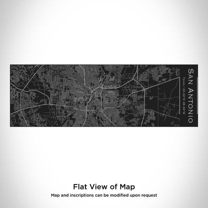 San Antonio - Texas Map Insulated Cup in Matte Black