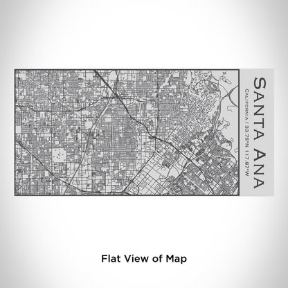 Santa Ana - California Map Insulated Bottle
