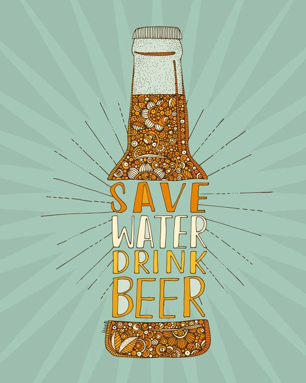 Save Water Drink Beer