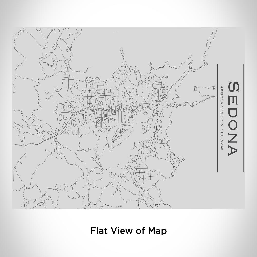 Sedona - Arizona Map Bottle with Bamboo Top