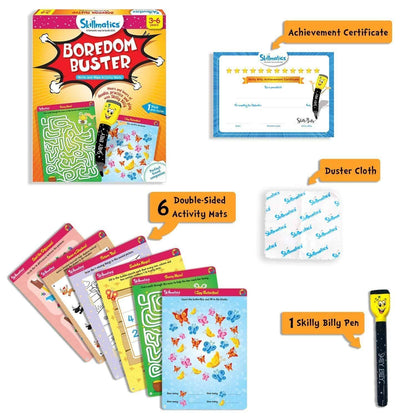 Skillmatics Boredom Buster - Free Skilly Billy Pen - 12 Repeatable